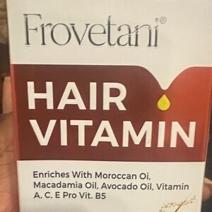 Hair vitamin capsules hair care products focused on growth and repair